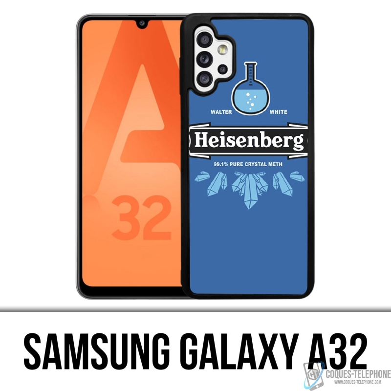 Funda Samsung Galaxy A32 - Logotipo de Braeking Bad Heisenberg