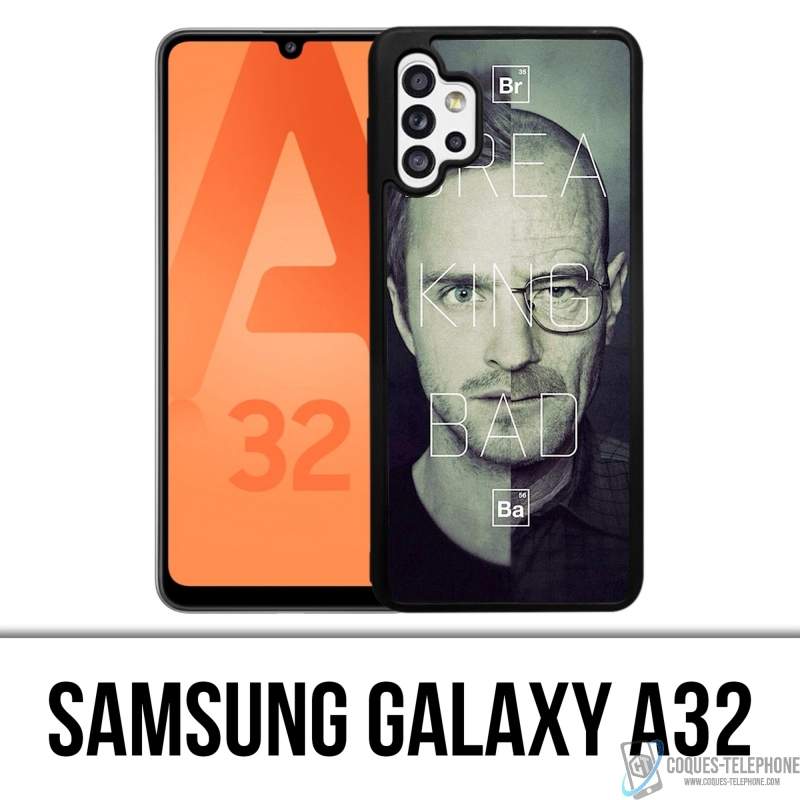 Coque Samsung Galaxy A32 - Breaking Bad Visages