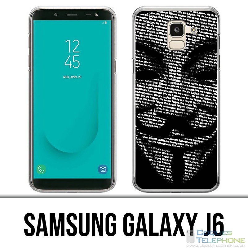 Custodia Samsung Galaxy J6 - 3D anonimo