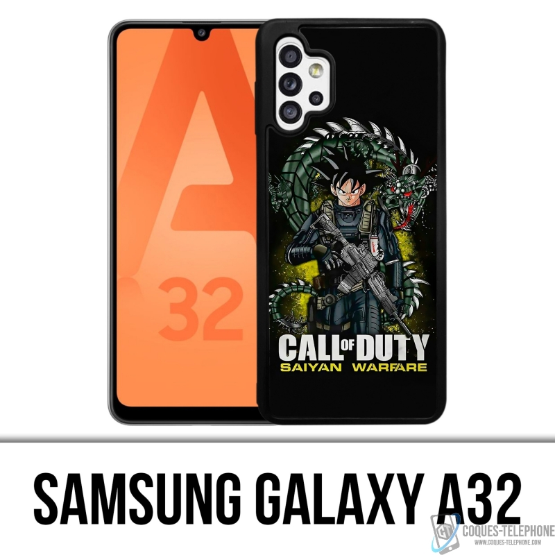 Funda Samsung Galaxy A32 - Call Of Duty X Dragon Ball Saiyan Warfare