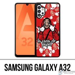 Funda Samsung Galaxy A32 - Casa De Papel - Dibujos animados
