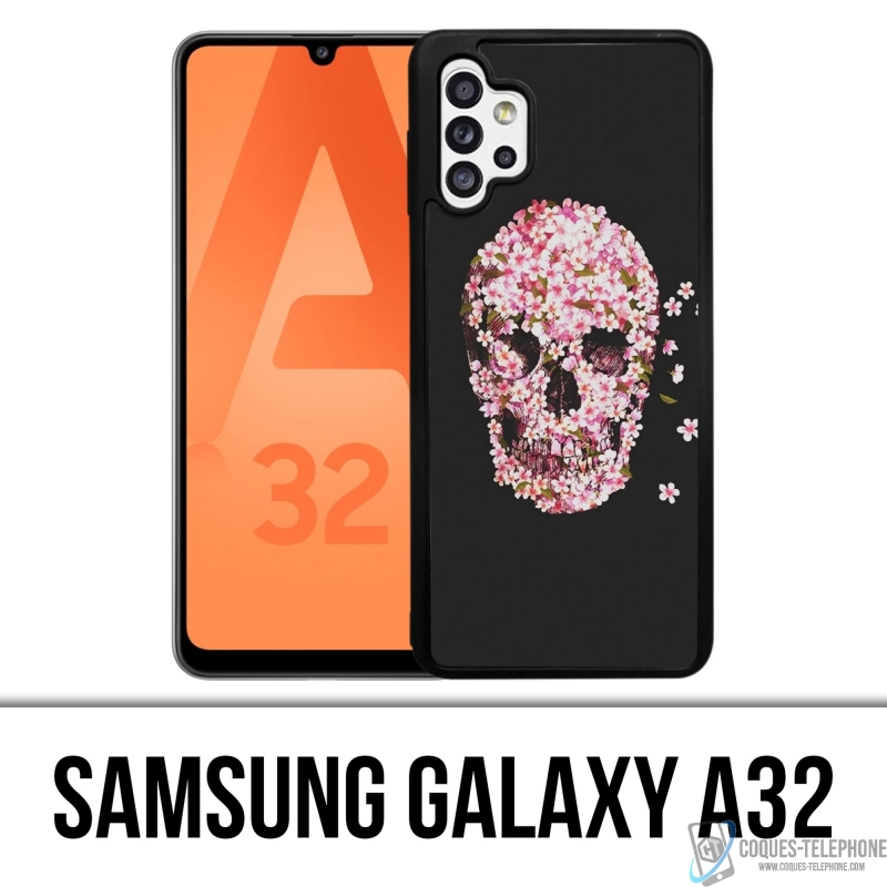 Coque Samsung Galaxy A32 - Crane Fleurs 2