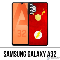 Funda Samsung Galaxy A32 - Dc Comics Flash Art Design