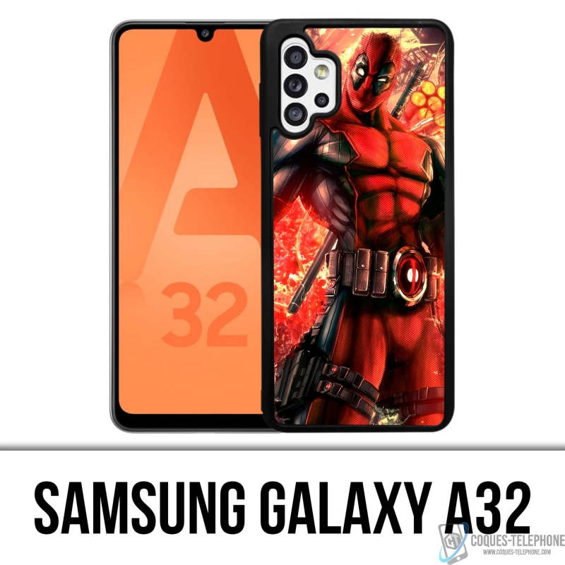 Funda Samsung Galaxy A32 - Cómic de Deadpool