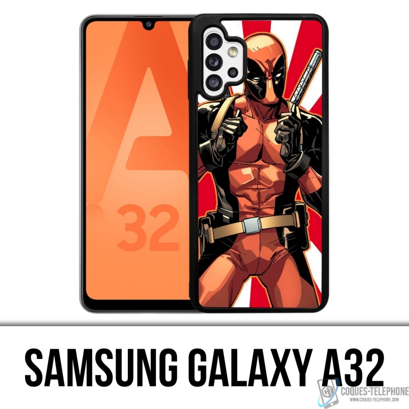 Coque Samsung Galaxy A32 - Deadpool Redsun