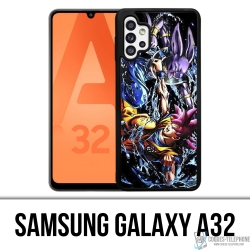 Custodia per Samsung Galaxy A32 - Dragon Ball Goku contro Beerus