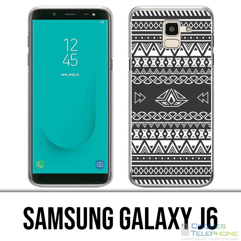 Carcasa Samsung Galaxy J6 - Gris Azteque