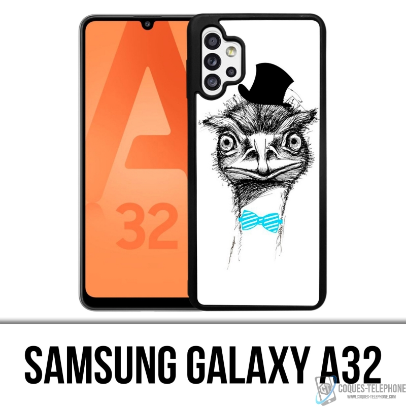 Coque Samsung Galaxy A32 - Funny Autruche