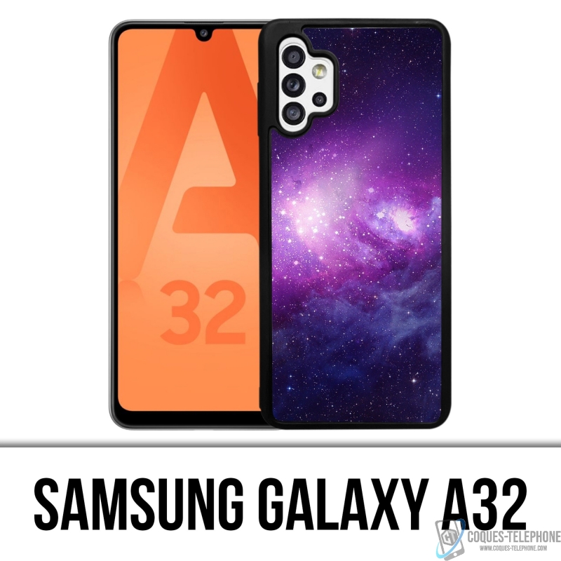 Coque Samsung Galaxy A32 - Galaxie Violet