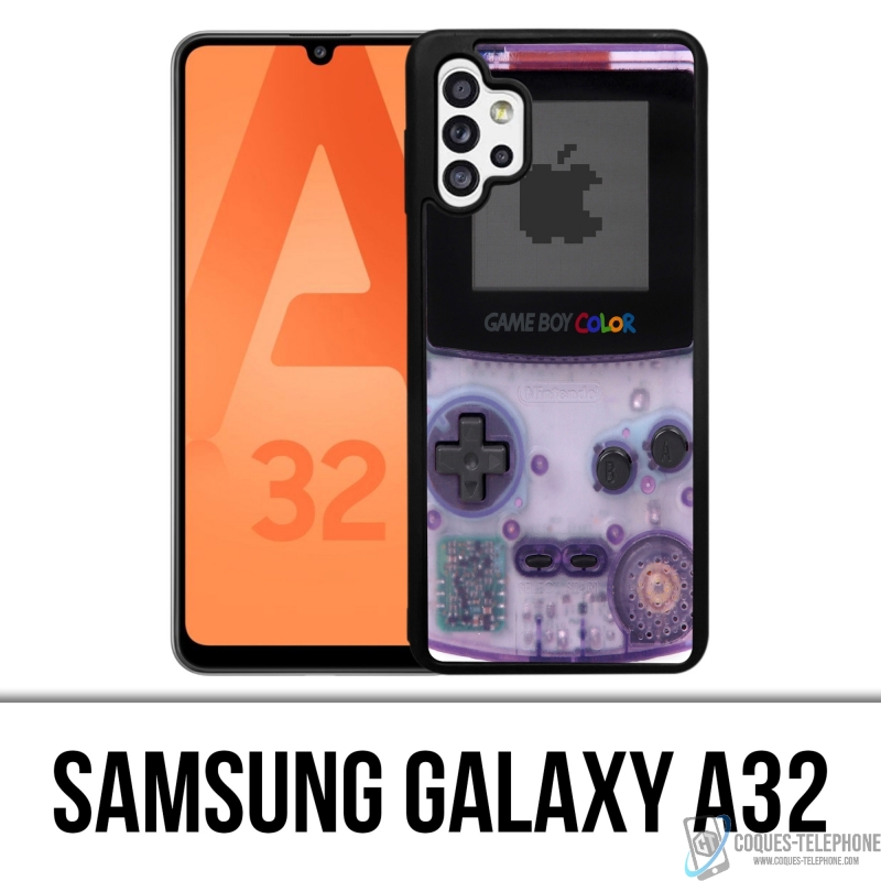 Coque Samsung Galaxy A32 - Game Boy Color Violet