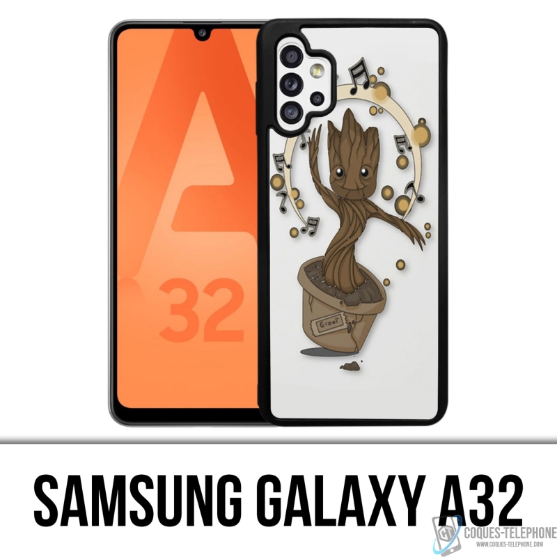 Custodia per Samsung Galaxy A32 di Guardiani della Galassia danzante Groot