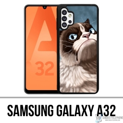 Custodia per Samsung Galaxy A32 - Gatto scontroso