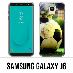 Funda Samsung Galaxy J6 - Balón de fútbol soccer