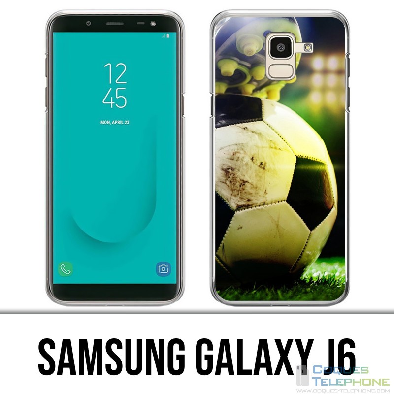 Samsung Galaxy J6 Case - Football Soccer Ball