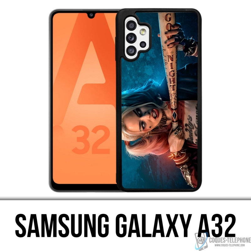 Samsung Galaxy A32 Case - Harley Quinn Bat