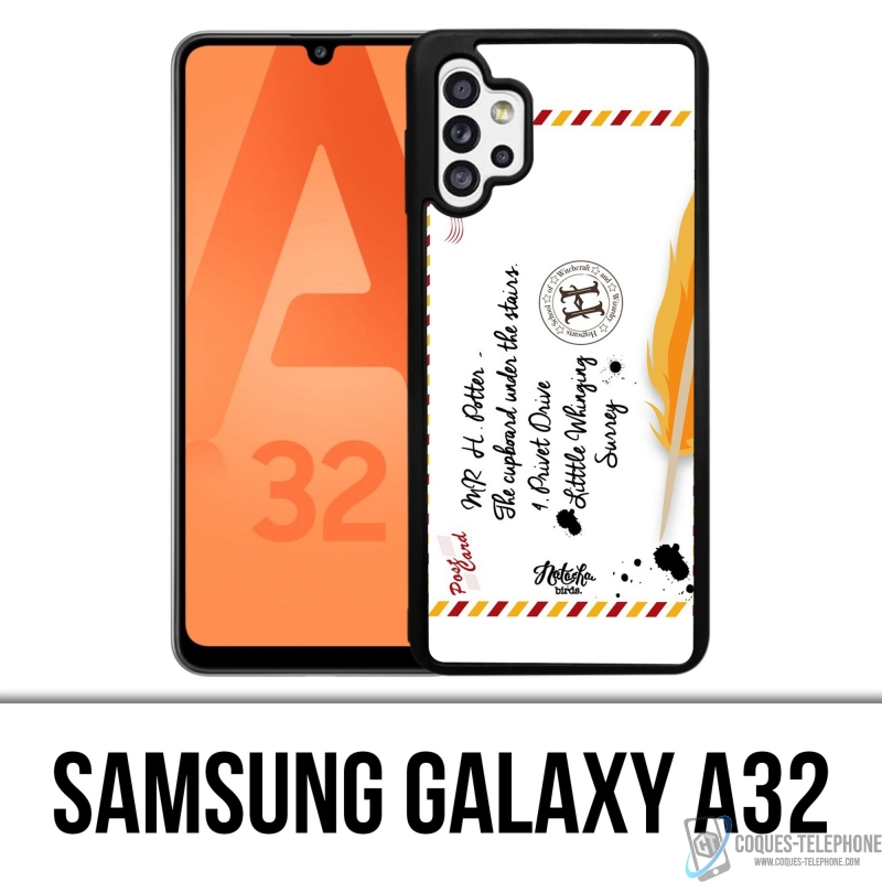 Coque Samsung Galaxy A32 - Harry Potter Lettre Poudlard