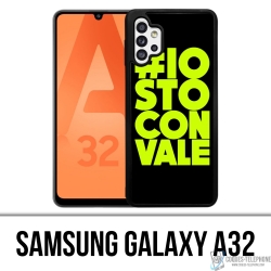 Coque Samsung Galaxy A32 - Io Sto Con Vale Motogp Valentino Rossi