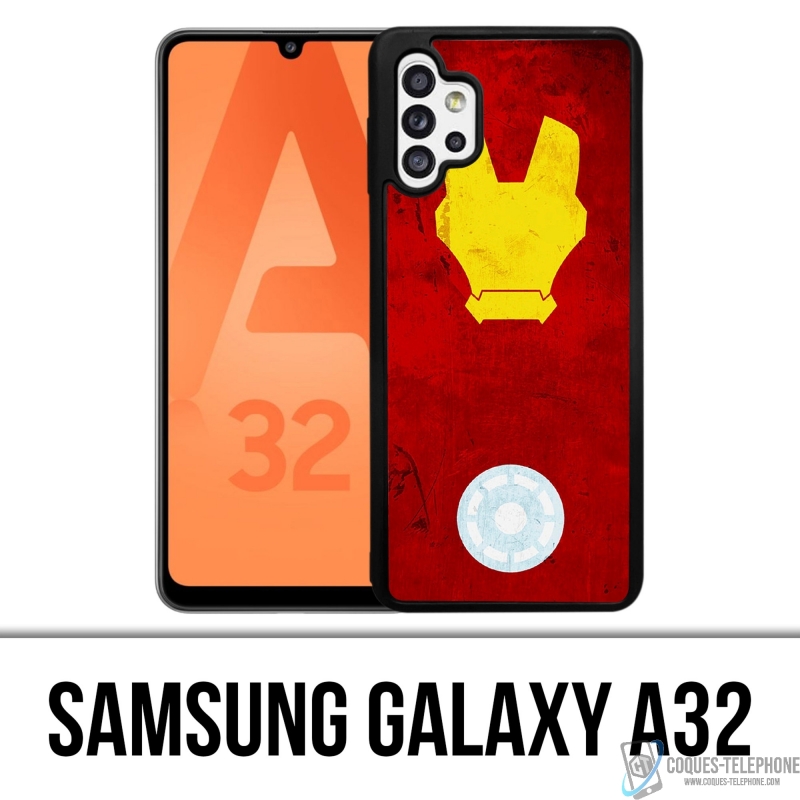 Custodia per Samsung Galaxy A32 - Iron Man Art Design