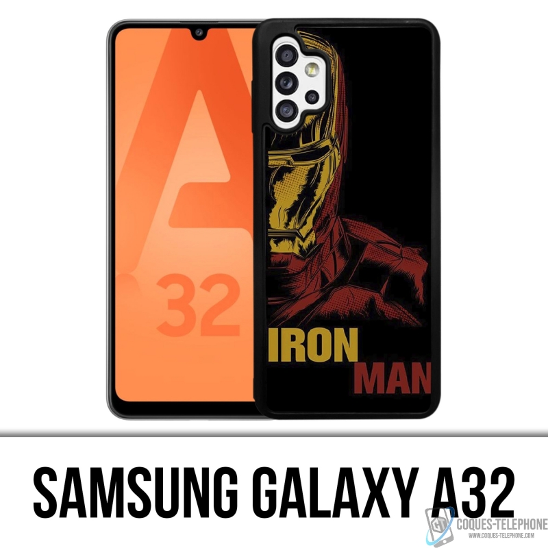 Coque Samsung Galaxy A32 - Iron Man Comics