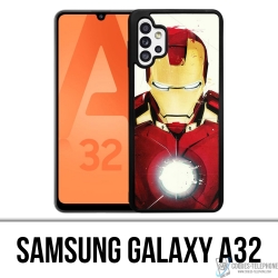 Coque Samsung Galaxy A32 - Iron Man Paintart