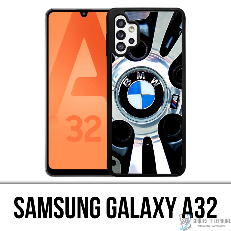 Custodia per Samsung Galaxy A32 - Bmw con bordo cromato