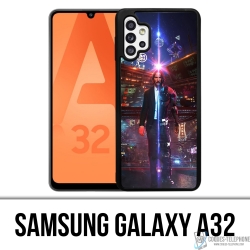 Coque Samsung Galaxy A32 - John Wick X Cyberpunk