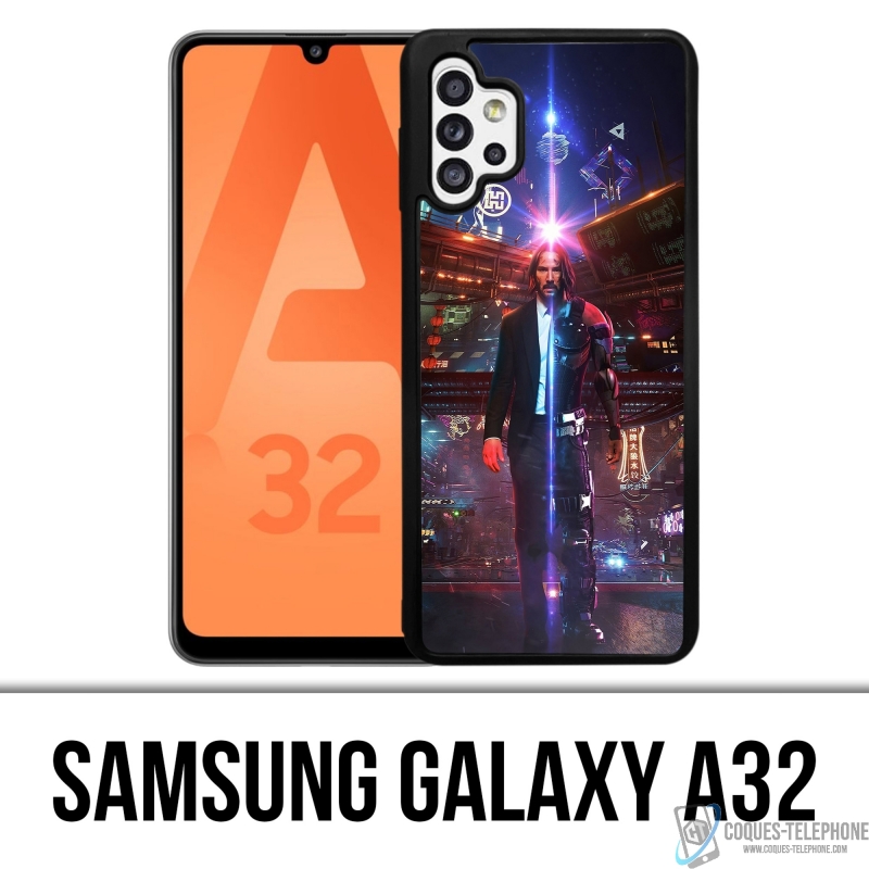 Samsung Galaxy A32 Case - John Wick X Cyberpunk