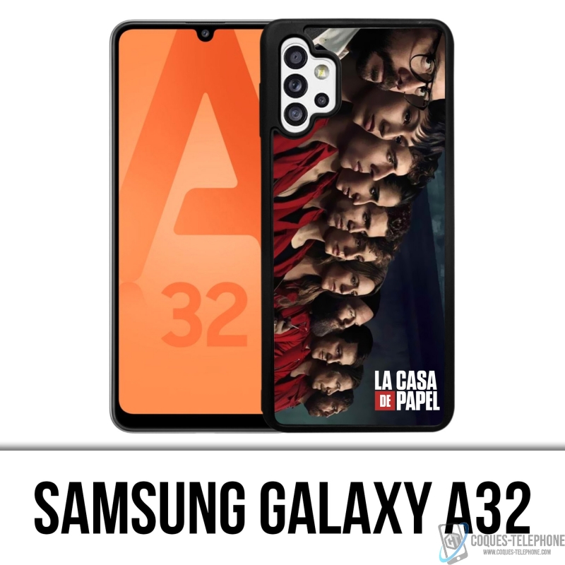 Cover Samsung Galaxy A32 - La Casa De Papel - Team