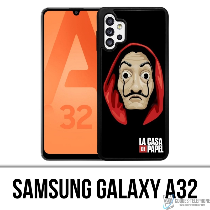 Cover Samsung Galaxy A32 - La Casa De Papel - Maschera Dalì