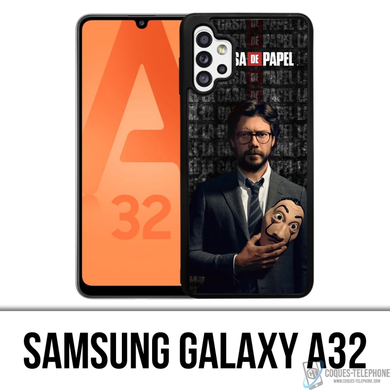 Cover Samsung Galaxy A32 - La Casa De Papel - Professor Mask