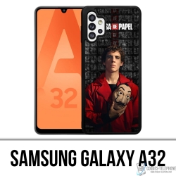 Cover Samsung Galaxy A32 - La Casa De Papel - Maschera Rio