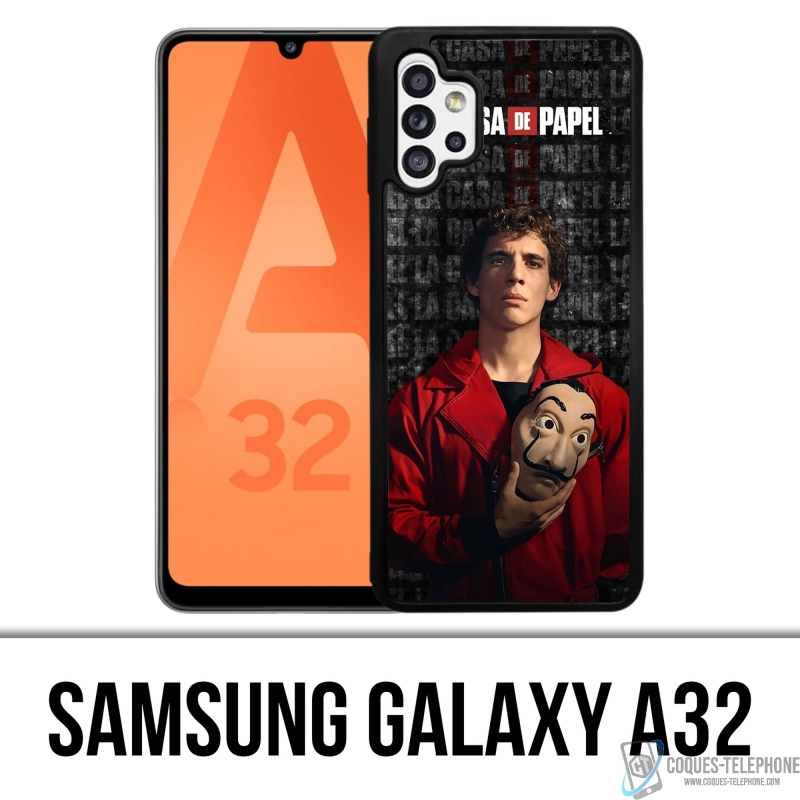 Funda Samsung Galaxy A32 - La Casa De Papel - Rio Mask