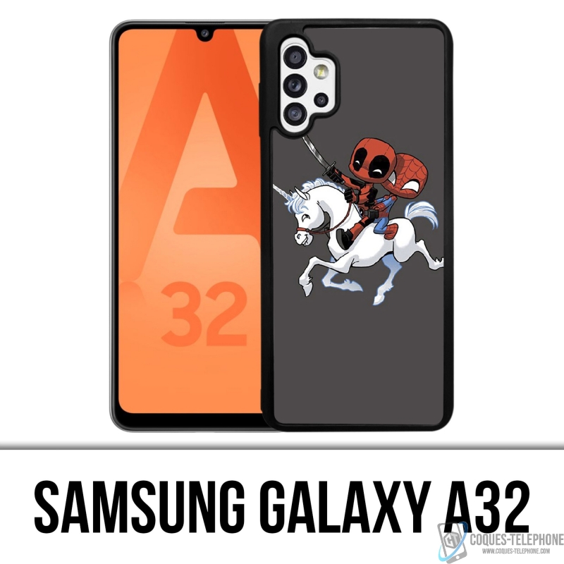 Custodia Samsung Galaxy A32 - Unicorno Deadpool Spiderman