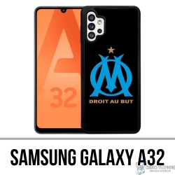 Funda Samsung Galaxy A32 - Om Marseille Logo Negro