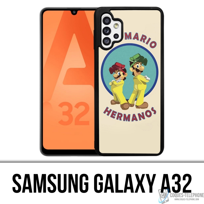 Coque Samsung Galaxy A32 - Los Mario Hermanos