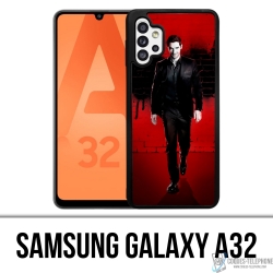 Funda Samsung Galaxy A32 - Lucifer Wings Wall