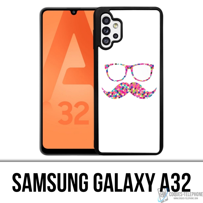 Custodia Samsung Galaxy A32 - Occhiali per baffi