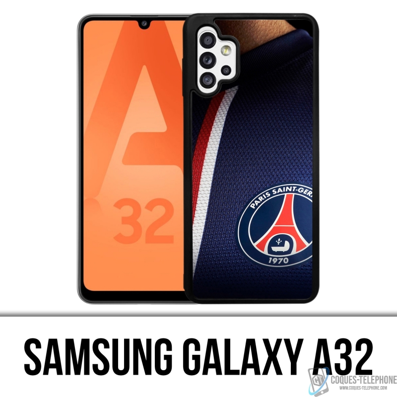 Custodia Samsung Galaxy A32 - Maglia Psg Paris Saint Germain Blu