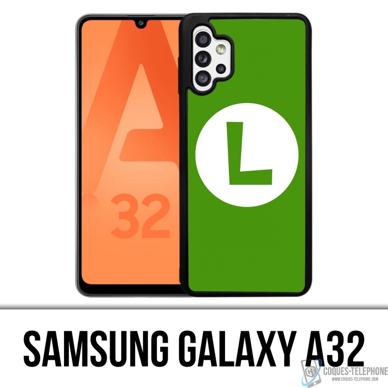 Coque Samsung Galaxy A32 - Mario Logo Luigi