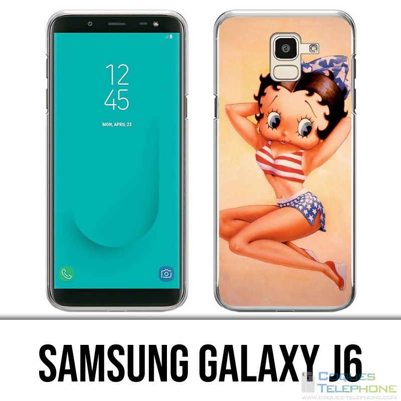 Carcasa Samsung Galaxy J6 - Vintage Betty Boop