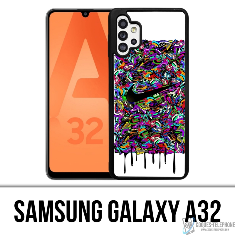 Funda Samsung Galaxy A32 - Nike Sneakers Art