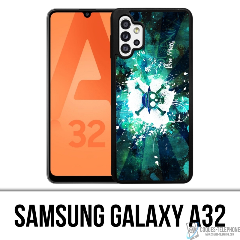 Samsung Galaxy A32 Case - One Piece Neongrün