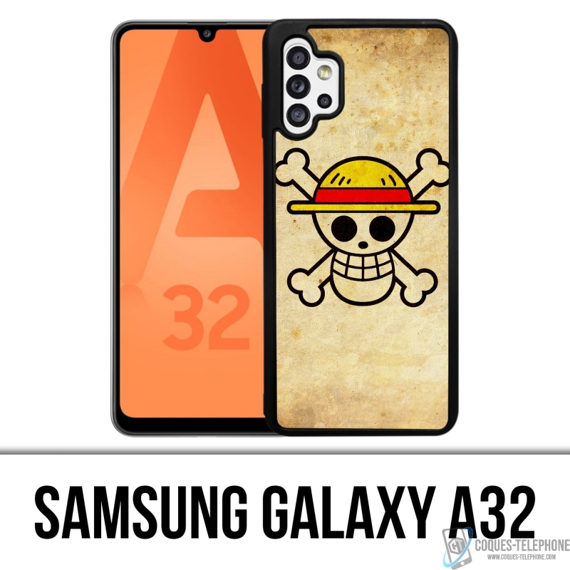 Coque Samsung Galaxy A32 - One Piece Vintage Logo