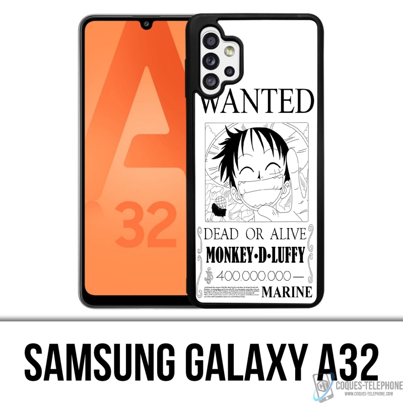 Cover Samsung Galaxy A32 - One Piece Wanted Rufy