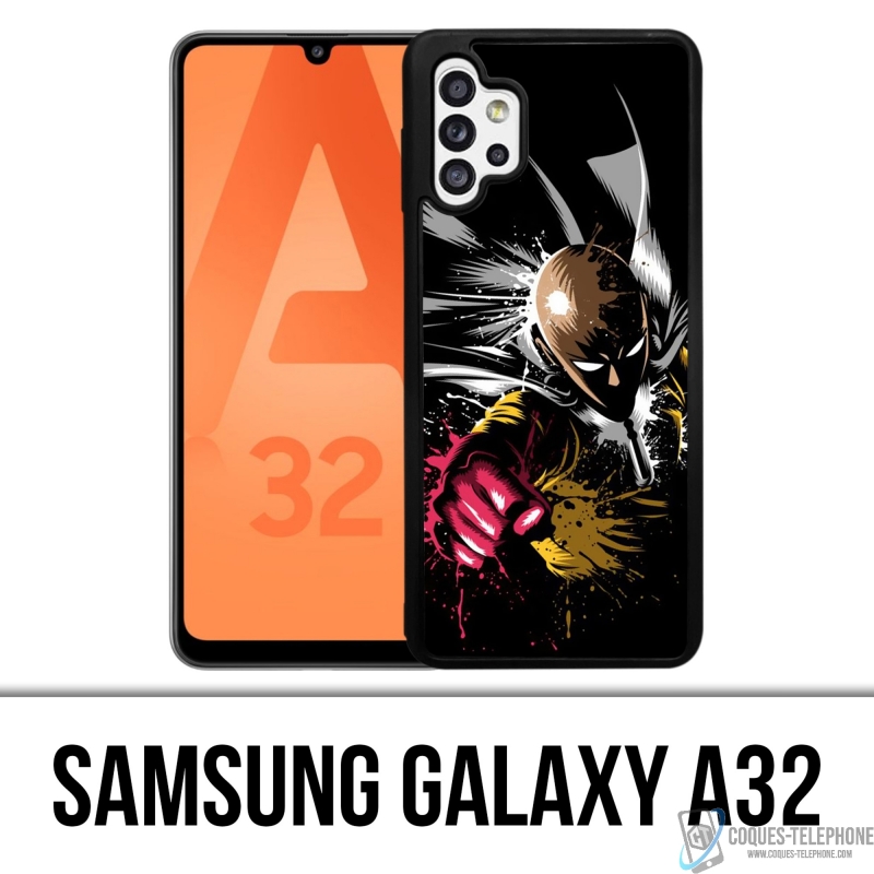 Coque Samsung Galaxy A32 - One Punch Man Splash