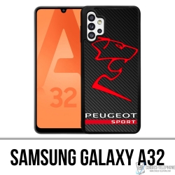 Cover Samsung Galaxy A32 - Logo Peugeot Sport