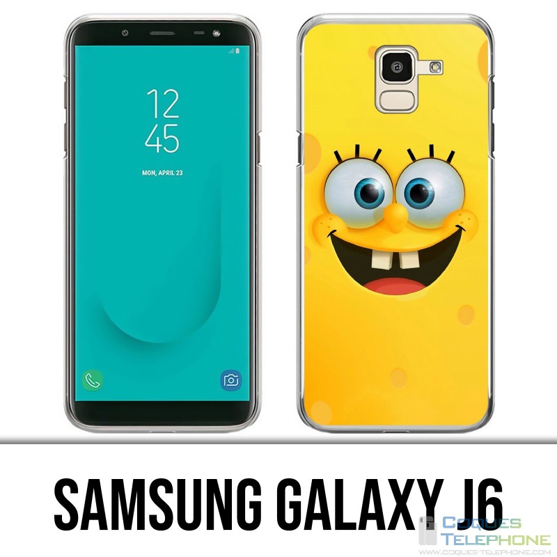 Hülle Samsung Galaxy J6 - Sponge Bob Brille