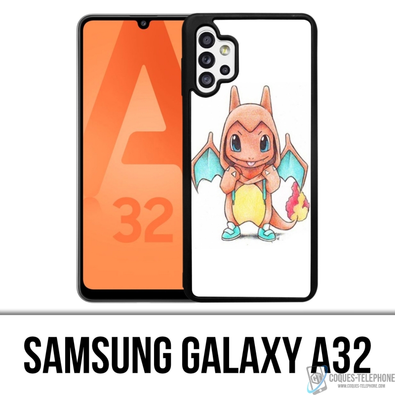 Custodia Samsung Galaxy A32 - Pokemon Baby Salameche