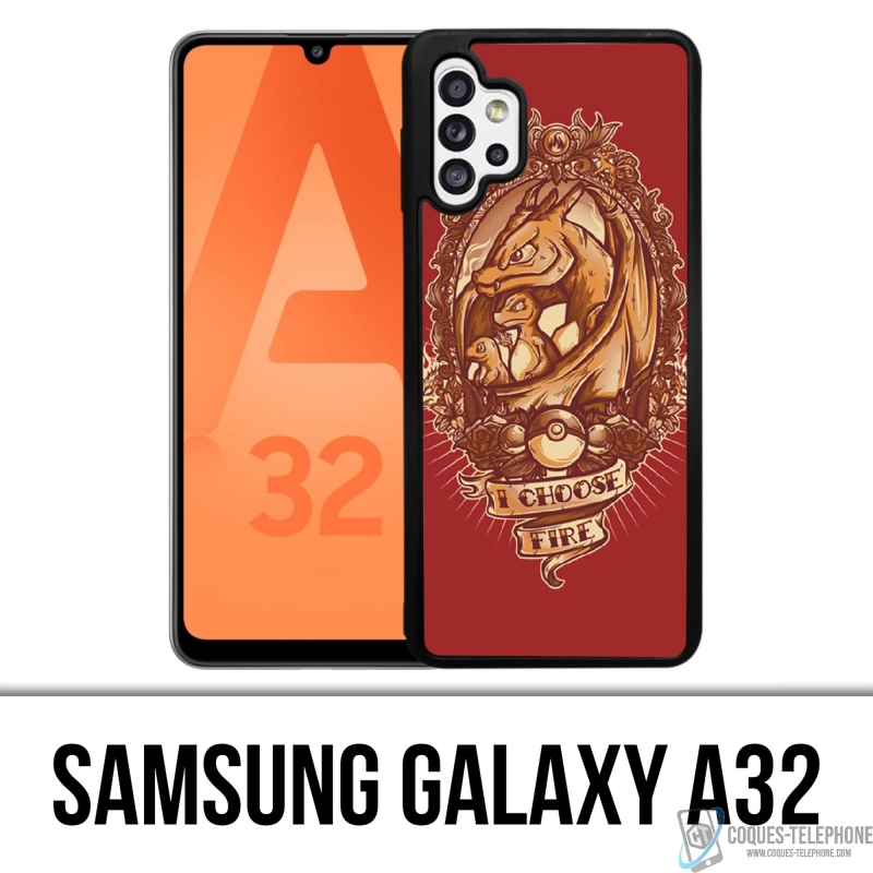 Coque Samsung Galaxy A32 - Pokémon Fire