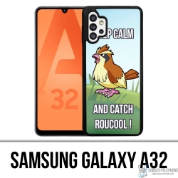 Coque Samsung Galaxy A32 - Pokémon Go Catch Roucool
